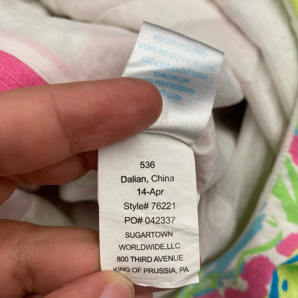 Lilly Pulitzer pink floral sleeveless size 2 Dress - Picture 6 of 12